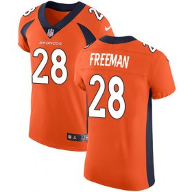 Wholesale Cheap Nike Broncos #28 Royce Freeman Orange Team Color Men\'s Stitched NFL Vapor Untouchable Elite Jersey