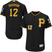 Wholesale Cheap Pirates #12 Corey Dickerson Black Flexbase Authentic Collection Stitched MLB Jersey