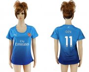 Wholesale Cheap Women's Arsenal #11 Ozil Away Soccer Club Jersey
