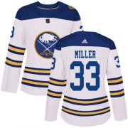 Wholesale Cheap Adidas Sabres #33 Colin Miller White Authentic 2018 Winter Classic Women's Stitched NHL Jersey
