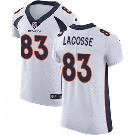 Wholesale Cheap Nike Broncos #83 Matt LaCosse White Men\'s Stitched NFL Vapor Untouchable Elite Jersey