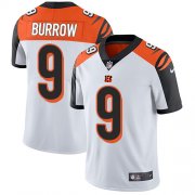 Wholesale Cheap Nike Bengals #9 Joe Burrow White Men's Stitched NFL Vapor Untouchable Limited Jersey