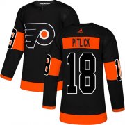 Wholesale Cheap Adidas Flyers #18 Tyler Pitlick Black Alternate Authentic Stitched NHL Jersey
