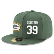 Wholesale Cheap Green Bay Packers #39 Demetri Goodson Snapback Cap NFL Player Green with White Number Stitched Hat