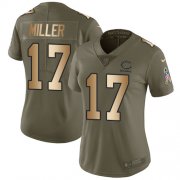 Wholesale Cheap Nike Bears #17 Anthony Miller Olive/Gold Women's Stitched NFL Limited 2017 Salute to Service Jersey