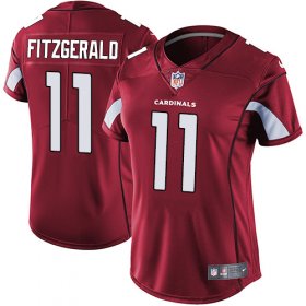 Wholesale Cheap Nike Cardinals #11 Larry Fitzgerald Red Team Color Women\'s Stitched NFL Vapor Untouchable Limited Jersey