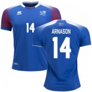 Wholesale Cheap Iceland #14 Arnason Home Soccer Country Jersey