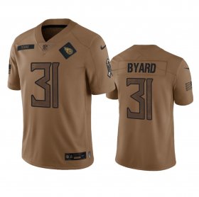 Men\'s Tennessee Titans #31 Kevin Byard 2023 Brown Salute To Service Football Stitched Jersey