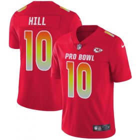Wholesale Cheap Nike Chiefs #10 Tyreek Hill Red Men\'s Stitched NFL Limited AFC 2018 Pro Bowl Jersey