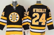 Wholesale Cheap Bruins #24 Terry O'Reilly CCM Throwback Black Stitched NHL Jersey