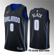 Wholesale Cheap Men's Orlando Magic #0 Anthony Black Black 2023 Draft Association Edition Stitched Basketball Jersey