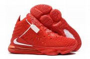 Wholesale Cheap Nike Lebron James 17 Air Cushion Shoes Red White