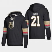 Wholesale Cheap Vegas Golden Knights #21 Cody Eakin Black adidas Lace-Up Pullover Hoodie