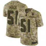 Wholesale Cheap Nike Falcons #51 Alex Mack Camo Youth Stitched NFL Limited 2018 Salute to Service Jersey