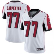Wholesale Cheap Nike Falcons #77 James Carpenter White Men's Stitched NFL Vapor Untouchable Limited Jersey