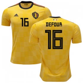 Wholesale Cheap Belgium #16 Defour Away Kid Soccer Country Jersey