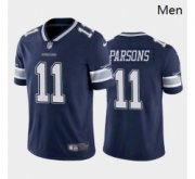 Wholesale Cheap Big Size Men Dallas Cowboys #11 Micah Parsons Blue 2021 Draft Jersey