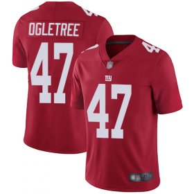 Wholesale Cheap Nike Giants #47 Alec Ogletree Red Alternate Men\'s Stitched NFL Vapor Untouchable Limited Jersey