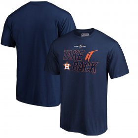 Wholesale Cheap Houston Astros Majestic 2019 World Series Bound Authentic Collection Dugout T-Shirt Navy