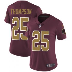 Wholesale Cheap Nike Redskins #25 Chris Thompson Burgundy Red Alternate Women\'s Stitched NFL Vapor Untouchable Limited Jersey