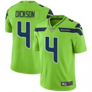 Wholesale Cheap Nike Seahawks #4 Michael Dickson Green Men's Stitched NFL Limited Rush Jersey