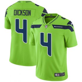 Wholesale Cheap Nike Seahawks #4 Michael Dickson Green Men\'s Stitched NFL Limited Rush Jersey