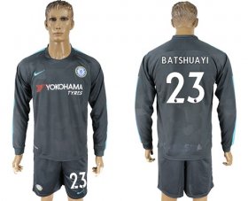 Wholesale Cheap Chelsea #23 Batshuayi Sec Away Long Sleeves Soccer Club Jersey