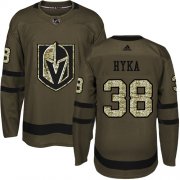 Wholesale Cheap Adidas Golden Knights #38 Tomas Hyka Green Salute to Service Stitched NHL Jersey