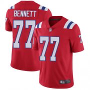 Wholesale Cheap Nike Patriots #77 Michael Bennett Red Alternate Men's Stitched NFL Vapor Untouchable Limited Jersey
