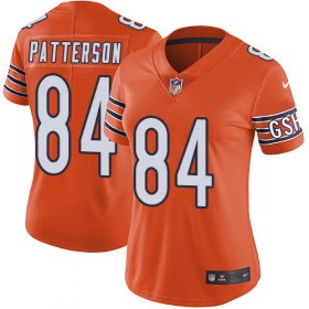 Wholesale Cheap Nike Bears #84 Cordarrelle Patterson Orange Women\'s Stitched NFL Limited Rush Jersey