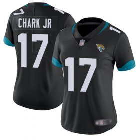 Wholesale Cheap Nike Jaguars #17 DJ Chark Jr Black Team Color Women\'s Stitched NFL Vapor Untouchable Limited Jersey