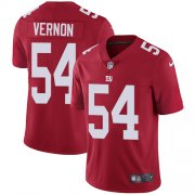 Wholesale Cheap Nike Giants #54 Olivier Vernon Red Alternate Men's Stitched NFL Vapor Untouchable Limited Jersey