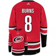 Wholesale Cheap Men's Carolina Hurricanes #8 Brent Burns Red Stitched Jersey