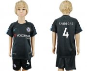 Wholesale Cheap Chelsea #4 Fabregas Sec Away Kid Soccer Club Jersey