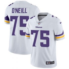 Wholesale Cheap Nike Vikings #75 Brian O\'Neill White Men\'s Stitched NFL Vapor Untouchable Limited Jersey