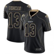 Wholesale Cheap Nike Saints #13 Michael Thomas Lights Out Black Men's Stitched NFL Limited Rush Jersey