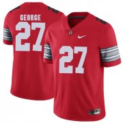 Wholesale Cheap Ohio State Buckeyes 27 Eddie George Red 2018 Spring Game College Football Limited Jersey