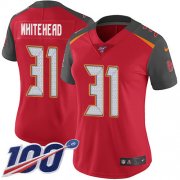 Wholesale Cheap Nike Buccaneers #31 Jordan Whitehead Red Team Color Women's Stitched NFL 100th Season Vapor Untouchable Limited Jersey