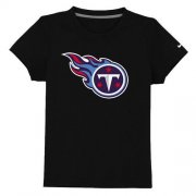 Wholesale Cheap Tennessee Titans Sideline Legend Authentic Logo Youth T-Shirt Black