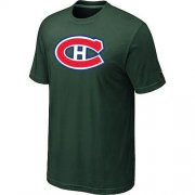 Wholesale Cheap Montreal Canadiens Big & Tall Logo Dark Green NHL T-Shirt