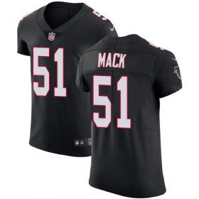 Wholesale Cheap Nike Falcons #51 Alex Mack Black Alternate Men\'s Stitched NFL Vapor Untouchable Elite Jersey