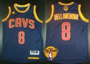 Wholesale Cheap Men's Cleveland Cavaliers #8 Matthew Dellavedova 2015 The Finals New Navy Blue Jersey
