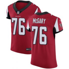 Wholesale Cheap Nike Falcons #76 Kaleb McGary Red Team Color Men\'s Stitched NFL Vapor Untouchable Elite Jersey