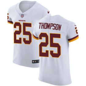 Wholesale Cheap Nike Redskins #25 Chris Thompson White Men\'s Stitched NFL Vapor Untouchable Elite Jersey