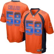 Wholesale Cheap Nike Broncos #58 Von Miller Orange Team Color Men's Stitched NFL Limited Strobe Jersey