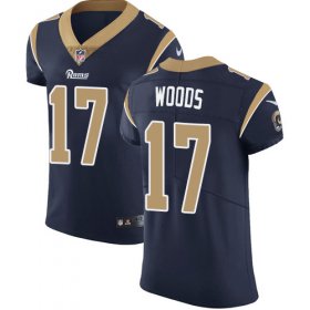 Wholesale Cheap Nike Rams #17 Robert Woods Navy Blue Team Color Men\'s Stitched NFL Vapor Untouchable Elite Jersey