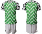 Wholesale Cheap Nigeria Blank Home Soccer Country Jersey