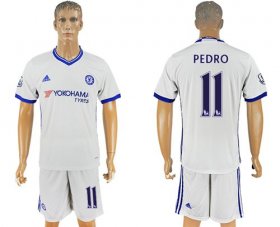 Wholesale Cheap Chelsea #11 Pedro White Soccer Club Jersey