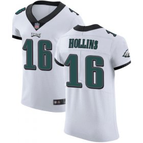 Wholesale Cheap Nike Eagles #16 Mack Hollins White Men\'s Stitched NFL Vapor Untouchable Elite Jersey