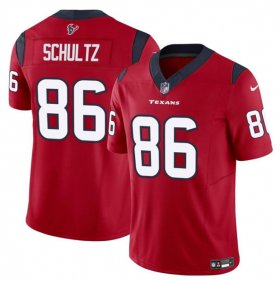 Cheap Men\'s Houston Texans #86 Dalton Schultz Red 2023 F.U.S.E Vapor Untouchable Football Stitched Jersey